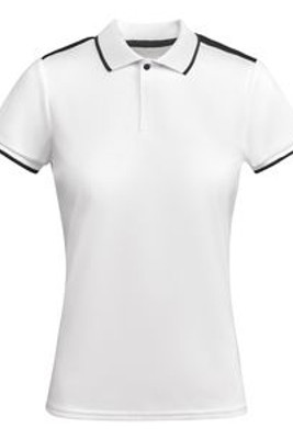 Roly PO0409 - TAMIL WOMAN Fitted technical short-sleeve polo shirt for women in antibacterial recycled polyester