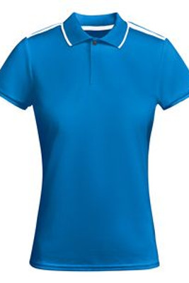 Roly PO0409 - TAMIL WOMAN Fitted technical short-sleeve polo shirt for women in antibacterial recycled polyester