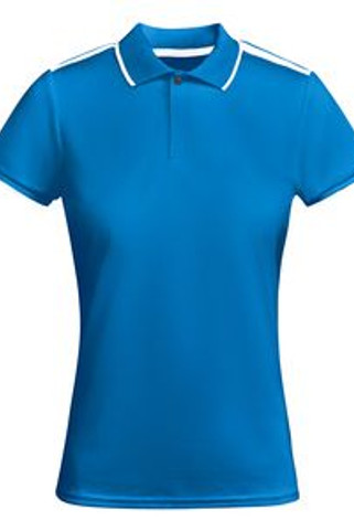 Roly PO0409 - TAMIL WOMAN Fitted technical short-sleeve polo shirt for women in antibacterial recycled polyester