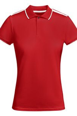 Roly PO0409 - TAMIL WOMAN Fitted technical short-sleeve polo shirt for women in antibacterial recycled polyester
