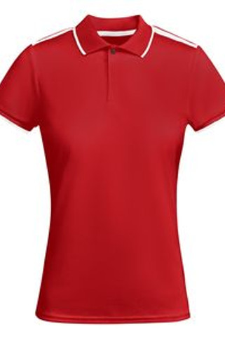 Roly PO0409 - TAMIL WOMAN Fitted technical short-sleeve polo shirt for women in antibacterial recycled polyester