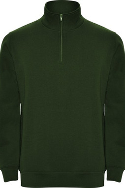 Roly SU1109 - ANETO Sweatshirt with matching half zip and polo neck