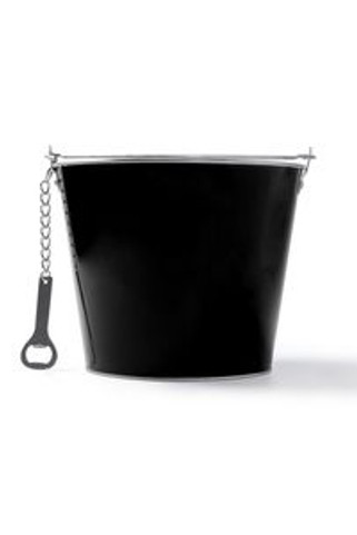 LAMBIC Inclusief metalen emmer met aluminium flesopener - EgotierPro AB4208