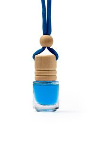 RINDAL Air freshener with different scents in a glass recipient with wooden cap and matching adjustable cord - EgotierPro AM1316