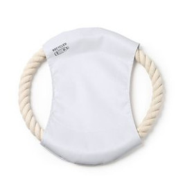 DEMAK Frisbee for pets with central fabric in RPET and cotton cord - EgotierPro AN1025