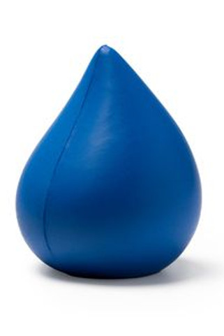 DONA Drop-shaped stress ball in plain colour PU - EgotierPro AS1232