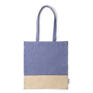 PALMIRA Torba wykonana z bawełny pochodzącej z recyklingu o gramaturze 120 g/m2 z wrzosowym wykończeniem - EgotierPro BO7188