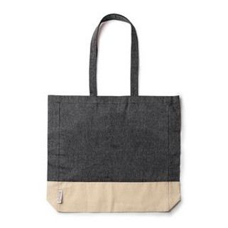 INCA Recycled cotton bag in a heather finish design and 120 gsm natural cotton with gusset - EgotierPro BO7189