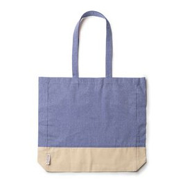 INCA Recycled cotton bag in a heather finish design and 120 gsm natural cotton with gusset - EgotierPro BO7189