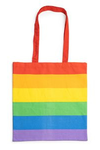 BERLIN Multicolour tote bag in 100% cotton - EgotierPro BO7196