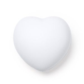 BIKU Heart-shaped stress ball in solid colour PU - EgotierPro SB1229