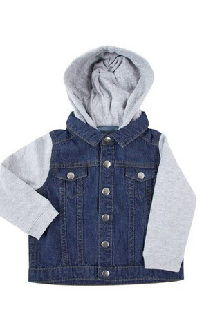 LARKWOOD LW750 - DENIM JACKET WITH HOOD