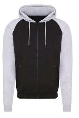 AWDIS JUST HOODS JH063 - Zipped Baseball Sweatshirt
