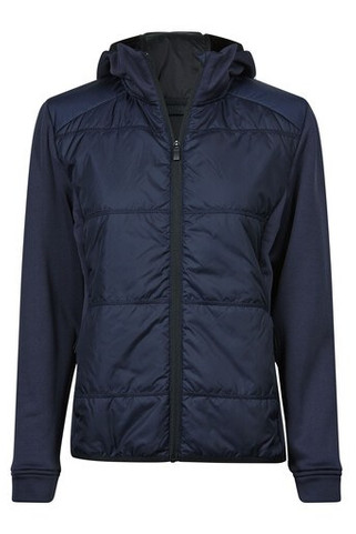 TEE JAYS TJ9113 - Veste bi-matière à capuche femme