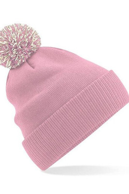 Beechfield BF450 - Trendy Two-Tone Pompom Winter Beanie