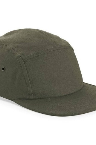 BEECHFIELD BF654 - Casquette Cinq Panneaux avec Visière Plate