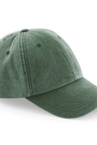 Beechfield BF655 - Retro Baumwollkappe mit Messingschnalle