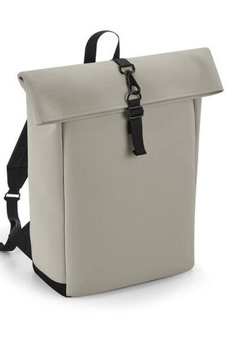 BAG BASE BG335 - MATTE PU ROLL-TOP BACKPACK