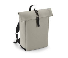 Bag Base BG335 - ZAINO ROLL-TOP IN PU OPACO