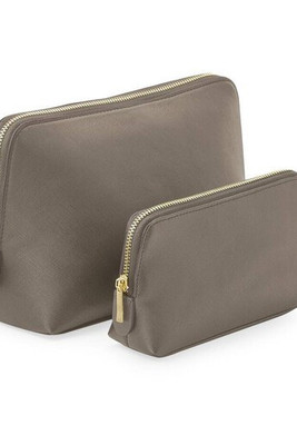 Bag Base BG751 - Elegant Saffiano Faux Leather Pouch by Bagbase
