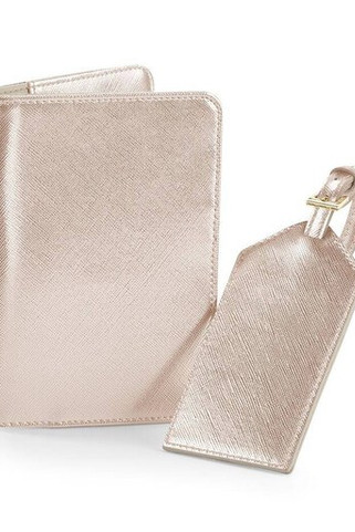 Bag Base BG755 - Chic Saffiano Leather Travel Organizer Set