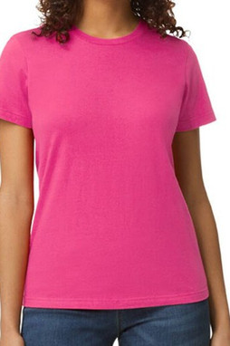 GILDAN GN650L - T-shirt Confort Semi-ajusté en Coton Noir