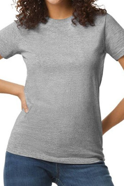 GILDAN GN650L - Hochwertiges Kurzarm-Shirt aus Ringspun-Baumwolle