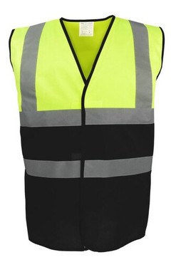 YOKO YK122 - HI VIS TWO TONE WAISTCOAT