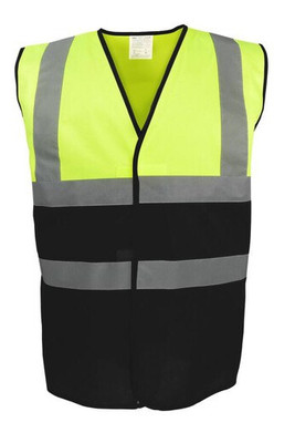 YOKO YK122 - HI VIS TWO TONE WAISTCOAT