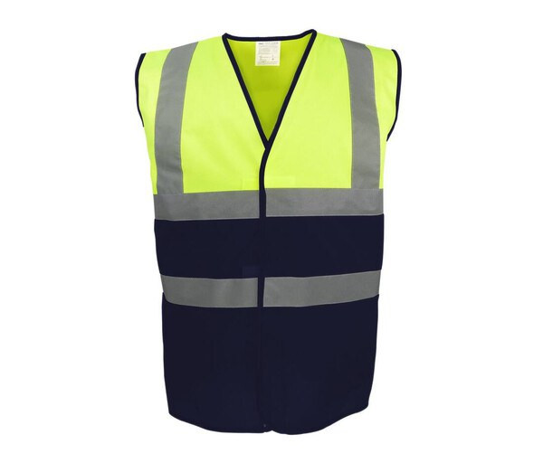 YOKO YK122 - HI VIS TWO TONE WAISTCOAT