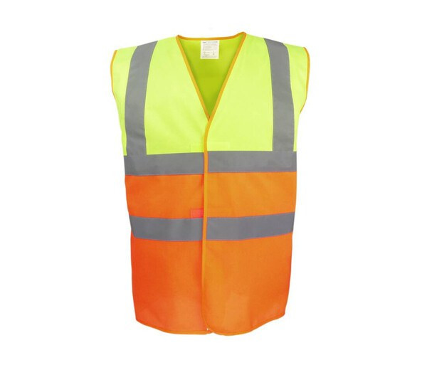 YOKO YK122 - HI VIS TWO TONE WAISTCOAT