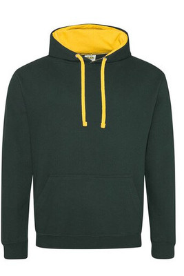 AWDIS JH003 - Urban Contrast Hoodie with Warm Kangaroo Pockets