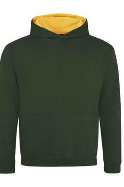 AWDIS JH03J - Sweat enfant capuche contrastée