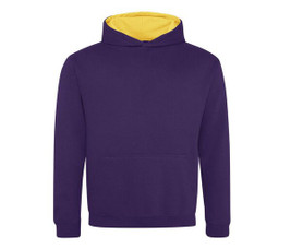 AWDIS JH03J - Children's sweatshirt with contrasting hood