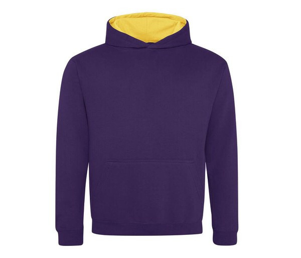 AWDIS JH03J - Children's sweatshirt with contrasting hood