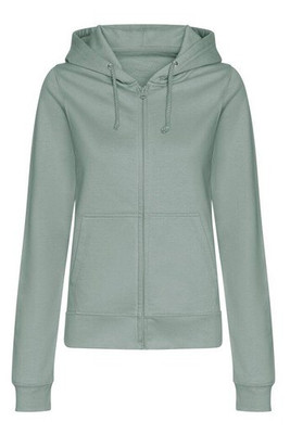 AWDIS JH050F - Women's Relaxed Fit Full Zip Hoodie with Kangaroo Pockets