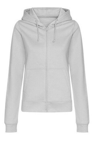 AWDIS JH050F - Womens Relaxed Fit Full Zip Hoodie with Kangaroo Pockets