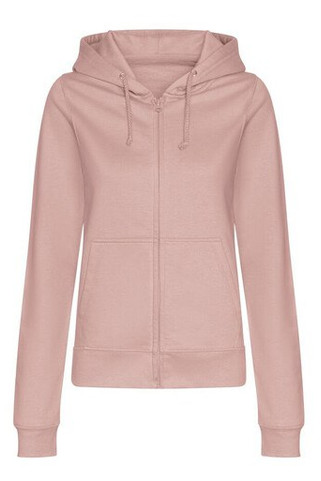 AWDIS JH050F - Womens Relaxed Fit Full Zip Hoodie with Kangaroo Pockets