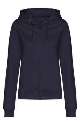 AWDIS JH050F - Women's Relaxed Fit Full Zip Hoodie with Kangaroo Pockets