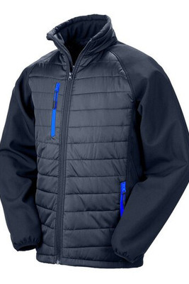 Result RS237 - Men's Quilted Softshell Jacket with Zippered Pockets