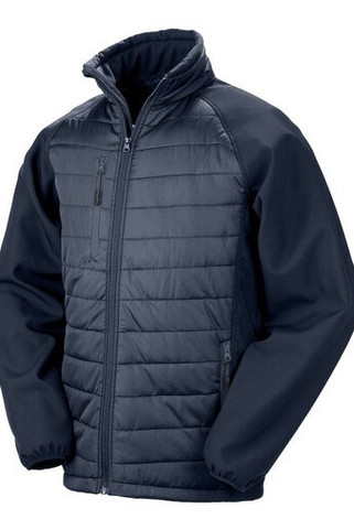 Result RS237 - Mens Quilted Softshell Jacket with Zippered Pockets