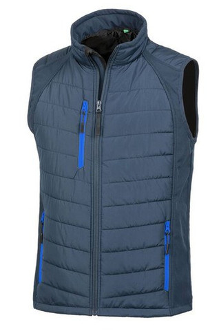 Result RS238 - Varm og Let Quiltet Kropsvarmer med Lynlåslommer