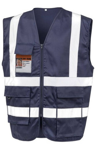 RESULT RS477X - HEAVY DUTY POLYCOTTON SECURITY VEST