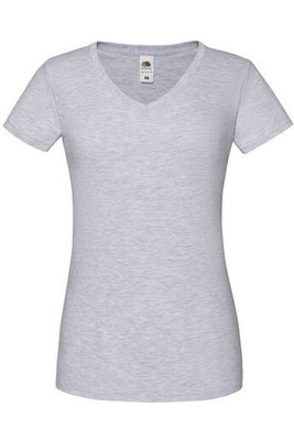 FRUIT OF THE LOOM SC155 - T-shirt Femme Col V Mode Fruit of the Loom