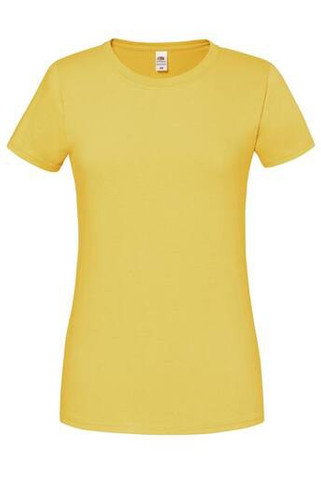 FRUIT OF THE LOOM SC200L - Komfortabel Dame T-skjorte i Myk Bomull