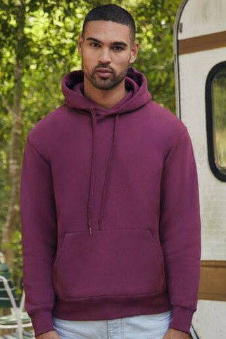 Fruit of the Loom SC2152 - Mens Lightweight Hooded Sweatshirt with Kangaroo Pocket