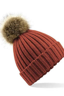 Beechfield BF412 - Big mesh Pop Pom beanie