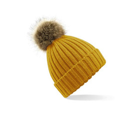 Beechfield BF412 - Berretto Pop Pom a rete grande