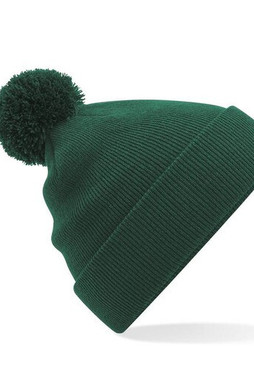 Beechfield BF426 - Chapeau dHiver Élégant avec Pompon en Fausse Fourrure