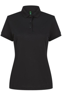 HENBURY HY466 - LADIES RECYCLED POLYESTER POLO SHIRT